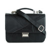 Women's Black Leather Camera Bag - Miami by POMPIDOO on Jetset Times SHOP