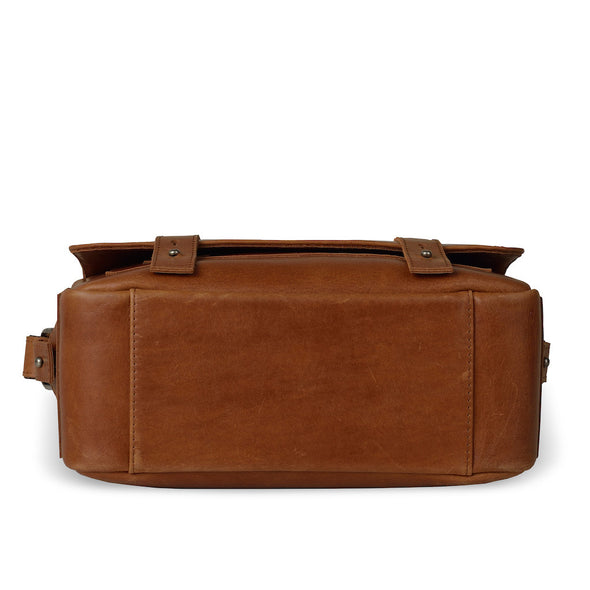 Brown Leather Camera Bag - Tokyo for Men and Women by POMPIDOO on Jetset Times SHOP