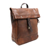 The Secret History - Leather Roll-Top Backpack