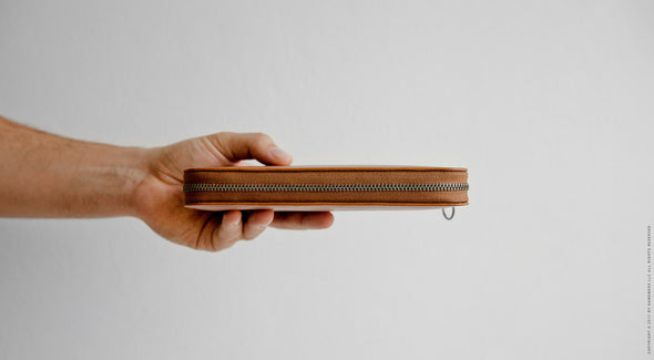 Leather Passport Travel Wallet - Lassen in Brown by HANDWERS on Jetset Times SHOP