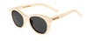 Wood Sunglasses for Men and Women - Ashwood with Dark Grey Lenses by BREVNO on Jetset Times SHOP