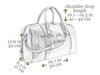 Leather Duffel Bag - The Count of Monte Cristo for Men and Women by Time Resistance on Jetset Times SHOP