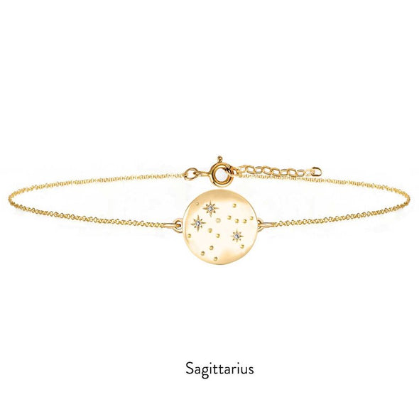 Gold Constellation Bracelet - with Diamonds