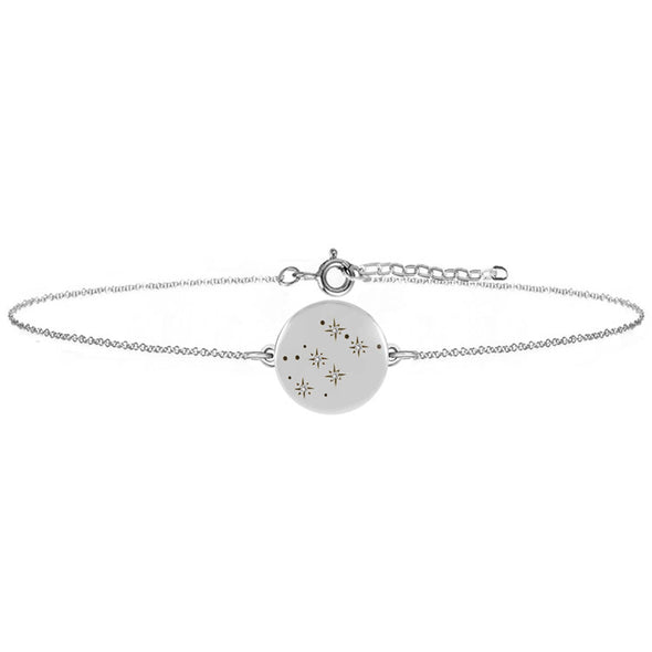 Women's Zodiac Constellation Bracelet - Diamonds & Silver by No 13 on Jetset Times SHOP