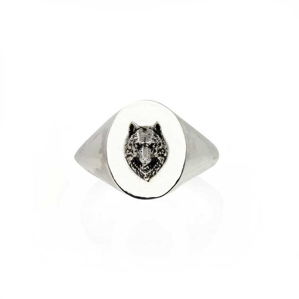 Wolf Signet Ring